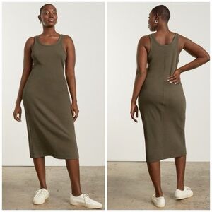 Everlane Olive Midi Dress